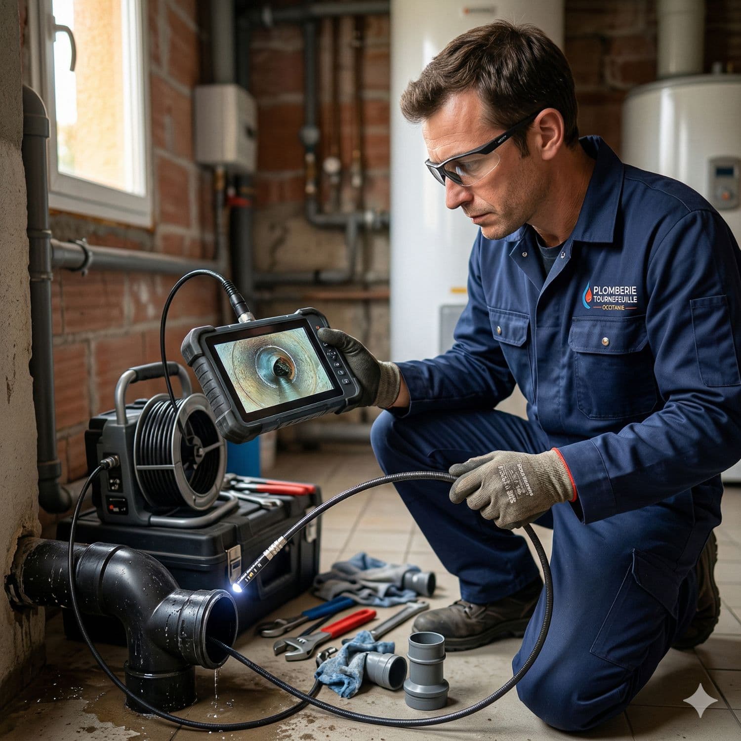 Inspection canalisation caméra endoscopique Toulouse